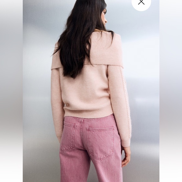 H&M OFF-THE-SHOULDER SWEATER - Picture 4 of 8